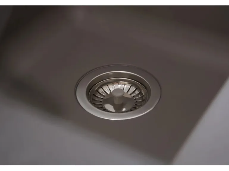 Respekta Mineralite Einbauspüle Denver 86 x 50 cm Betongrau