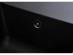 Respekta Mineralite Einbauspüle Denver 86 x 50 cm Schwarz