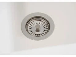 Respekta Mineralite Einbauspüle Denver 86 x 50 cm Weiß