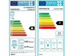 Respekta Premium Küchenzeile 240 cm Weiß Hochglanz-Eiche Grau
