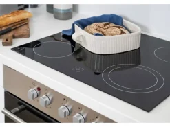 Respekta Premium Küchenzeile 280 cm Grau Hochglanz-Weiß