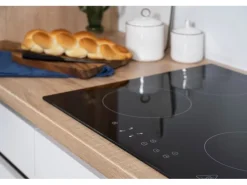 Respekta Premium Küchenzeile Grifflos 385 cm Grau Hochglanz-Eiche Sägerau