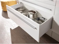 Respekta Premium Küchenzeile BERP320HWWC 320 cm Weiß Hochglanz