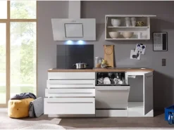 Respekta Premium Küchenzeile BERP320HWWC 320 cm Weiß Hochglanz