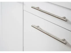 Respekta Premium Küchenzeile 300 cm Schwarz Hochglanz-Weiß