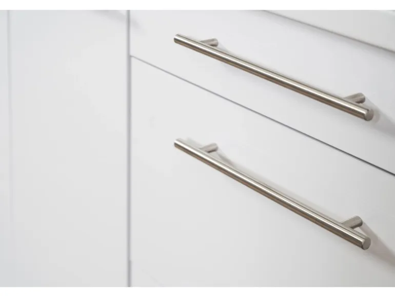 Respekta Premium Küchenzeile 300 cm Schwarz Hochglanz-Weiß