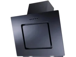 Respekta Premium Küchenzeile Grifflos 445 cm Schwarz Hochglanz-Eiche Sägerau