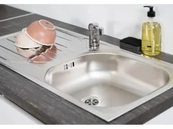 Respekta Premium Küchenzeile GLRP345HWWGKE 345 cm Weiß Hochglanz