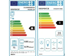 Respekta Premium Küchenzeile 210 cm Grau Hochglanz-Eiche Grau