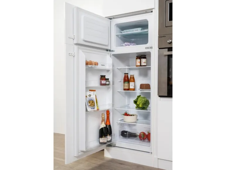 Respekta Premium Küchenzeile Grifflos 345 cm Grau Hochglanz-Weiß