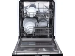 Respekta Premium Winkelküche Grifflos 280 cm Weiß Hochglanz