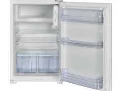 Respekta Premium Winkelküche Grifflos 280 cm Weiß Hochglanz