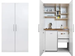 Respekta Schrankküche SKWW Weiß