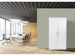 Respekta Schrankküche SKWWC reversibel Weiß