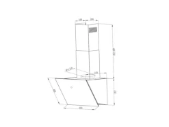 Respekta Schräghaube Lora 60 cm Weiß EEK: A++