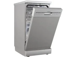 Respekta Unterbau-Geschirrspüler Bena 45 cm Silber