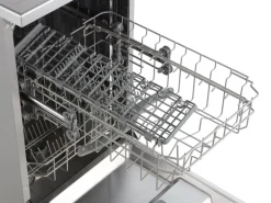 Respekta Unterbau-Geschirrspüler Bena 45 cm Silber