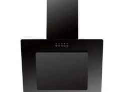 Respekta Winkelküche 280 cm Schwarz-Seidenglanz Eiche-York