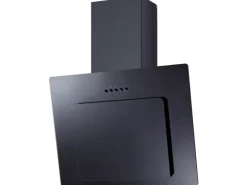 Respekta Winkelküche 340 cm Schwarz-Seidenglanz Eiche-York