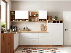 Respekta Winkelküche Hilde 310 x 172 cm Weiß