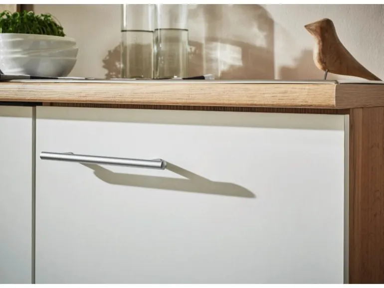 Respekta Winkelküche Hilde 280 x 172 cm mit Kücheninsel Grau