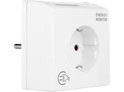 REV Ritter Energiemessgerät Digital Quadratisch Weiß