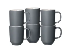 Ritzenhoff & Breker Jasper Kaffeebecher 285 ml 6er Set Grau