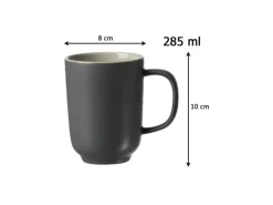 Ritzenhoff & Breker Jasper Kaffeebecher 285 ml 6er Set Grau