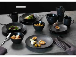 Ritzenhoff & Breker Kitwe Speiseteller 28 cm 4er Set Schwarz