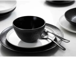 Ritzenhoff & Breker Kitwe Speiseteller 28 cm 4er Set Schwarz