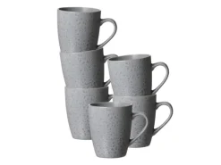 Ritzenhoff & Breker Kitwe Kaffeebecher 370 ml 6er Set Grau