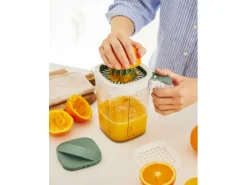 Rotho Back-Messbecher Loft 1,5 l Transparent Mistletoe Green