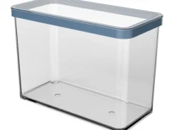 Rotho Dose Loft Premium Rechteckig 2,1 l Transparent Horizontblau