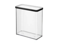 Rotho Dose Loft Premium Rechteckig 3,2 l Transparent-Schwarz