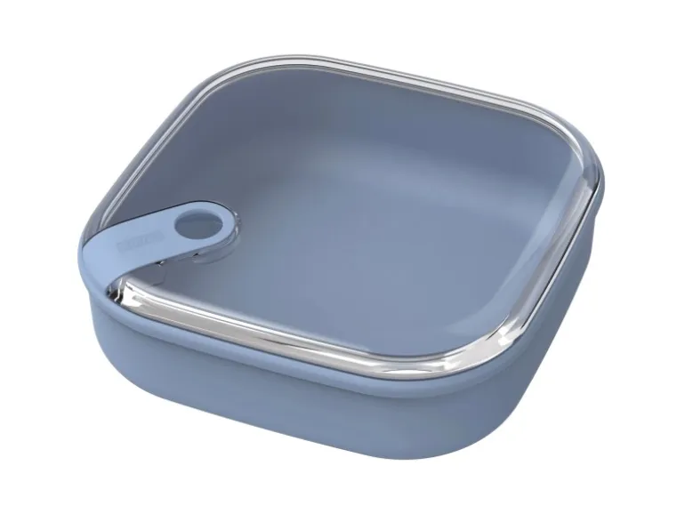 Rotho Frischhaltedose Ela Flach 1 l Horizontblau