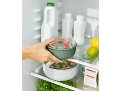 Rotho Frischhaltedose Ela Rund 0,75 l Mistletoe Green