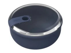 Rotho Frischhaltedose Ela Rund 0,75 l Dunkel-Blau