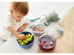 Rotho Frischhaltedose Ela Rund 1,8 l Horizontblau