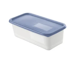 Rotho Gefrierdosen-Set Domino 1,2 l Horizontblau 3-teilig