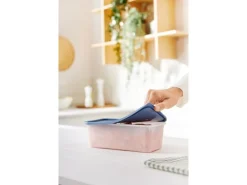 Rotho Gefrierdosen-Set Domino 1,2 l Horizontblau 3-teilig