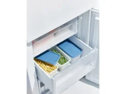 Rotho Gefrierdosen-Set Domino 1,5 l Horizontblau 3-teilig