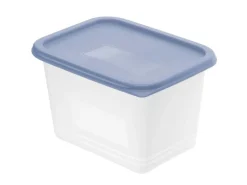 Rotho Gefrierdose-Set Domino 1 l Horizontblau 4-teilig