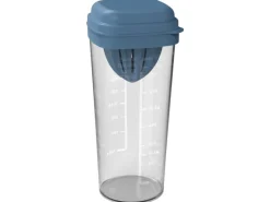 Rotho Küchenhelfer Loft 1 l Transparent Horizontblau