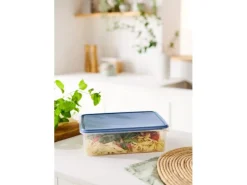 Rotho Kühlschrankdose Rondo Eckig 5 l Horizontblau