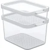 Rotho Kühlschrankorganizer-Set Cauma Transparent 2-teilig