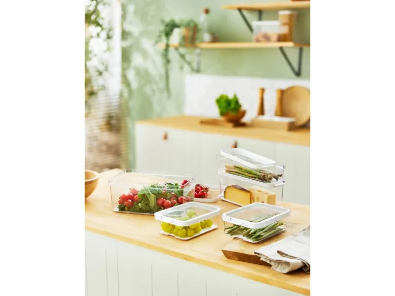 Rotho Kühlschrankorganizer-Set Cauma Transparent 5-teilig