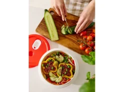 Rotho Mikrowellenteller Micro Clever Tief 1 l Papaya