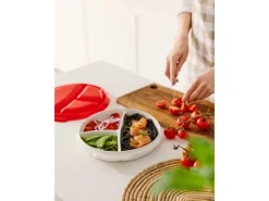 Rotho Mikrowellenteller Micro Clever 0,75 l Papaya