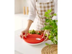 Rotho Mikrowellenteller XL Clever 1,2 l Papaya