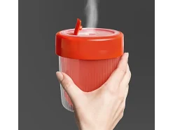 Rotho Thermotasse Memory B3 mit Löffel 0,5 l Papaya